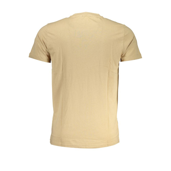 Beige Cotton T-Shirt Cavalli Class