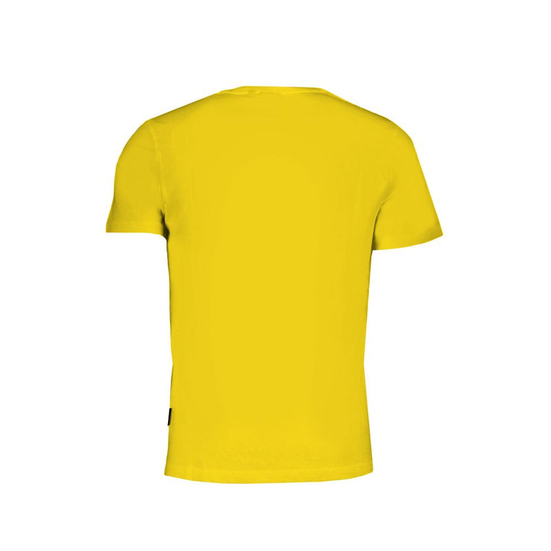 Yellow Cotton T-Shirt Napapijri