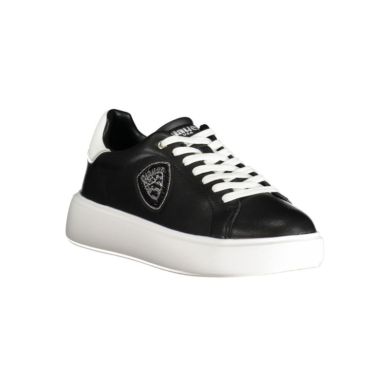 Black Polyester Sneaker Blauer