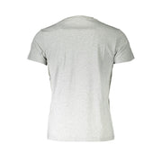 Gray Cotton Men T-Shirt Diesel