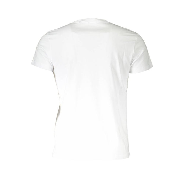 White Cotton Men T-Shirt Diesel