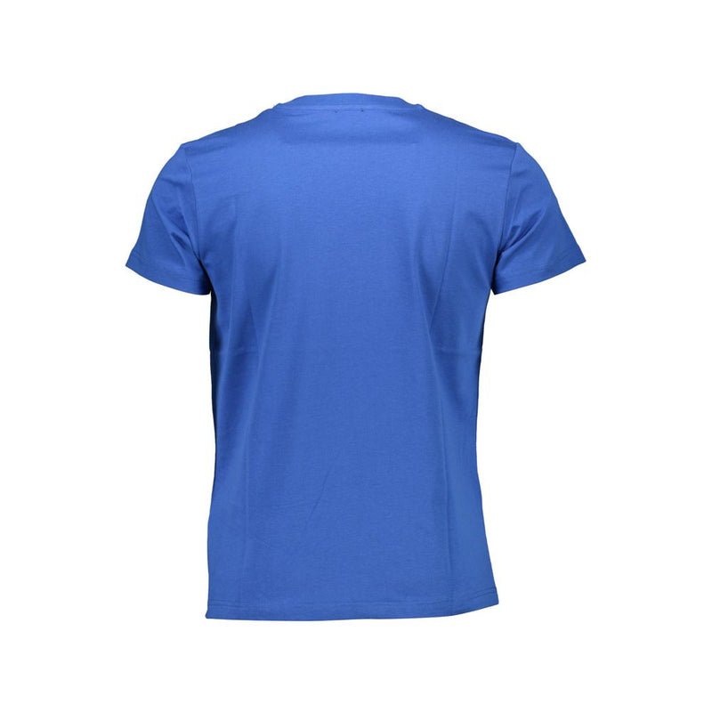 Blue Cotton Men T-Shirt Diesel