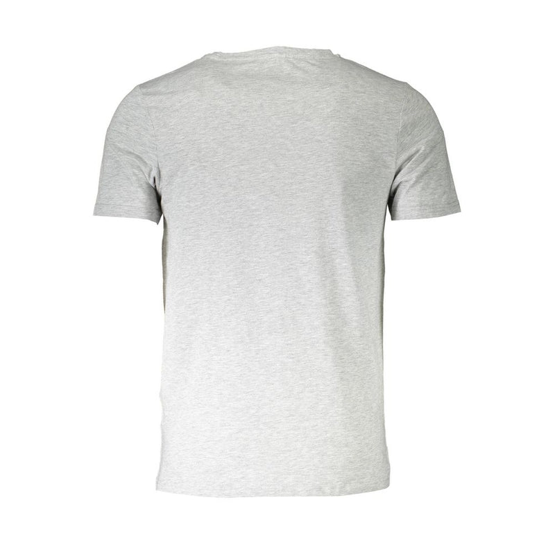 Gray Cotton T-Shirt Aeronautica Militare