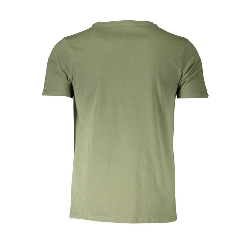 Green Cotton T-Shirt Aeronautica Militare