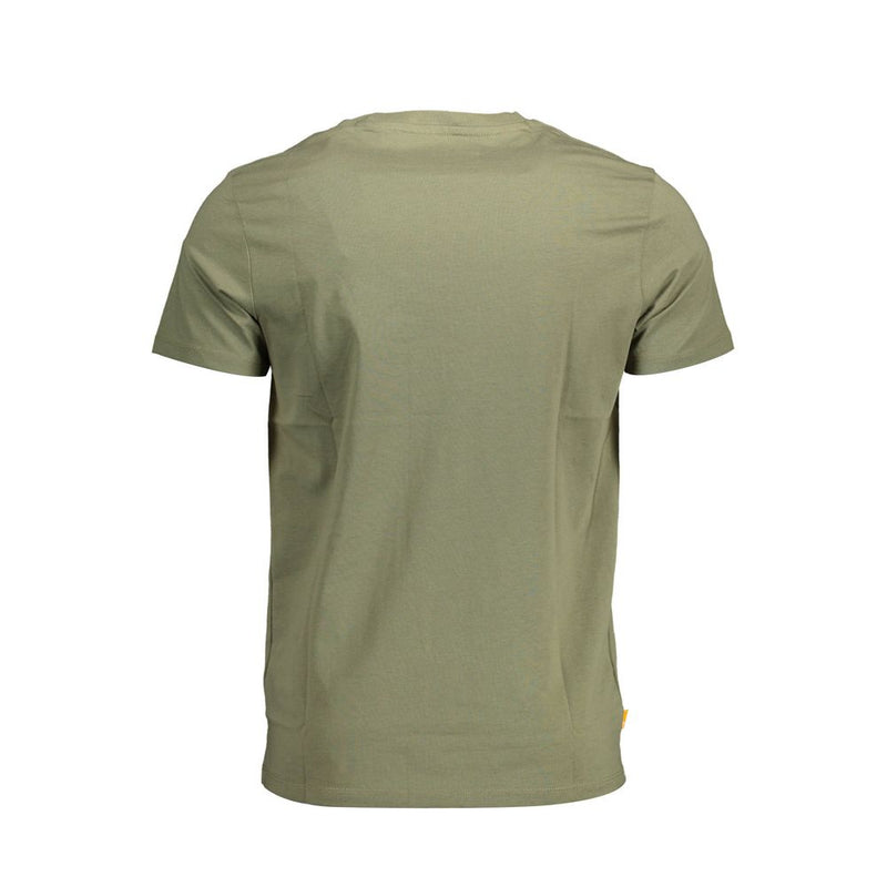 Green Cotton Men T-Shirt Timberland