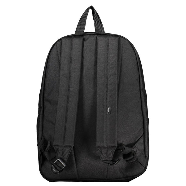 Black Polyester Women Backpack Vans