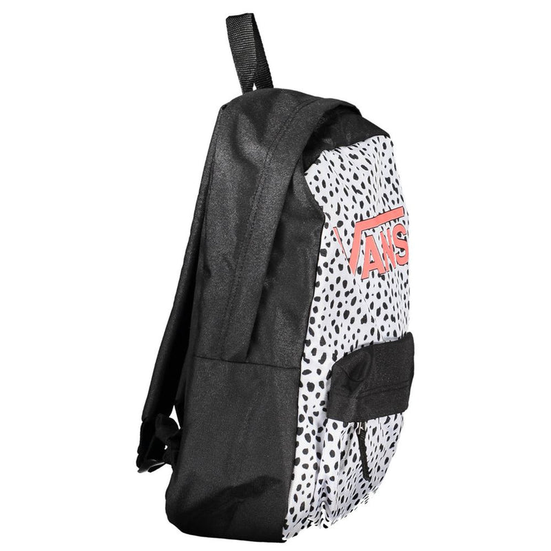 Black Polyester Women Backpack Vans