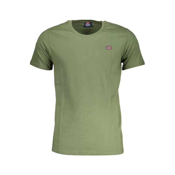 Green Cotton T-Shirt Norway 1963