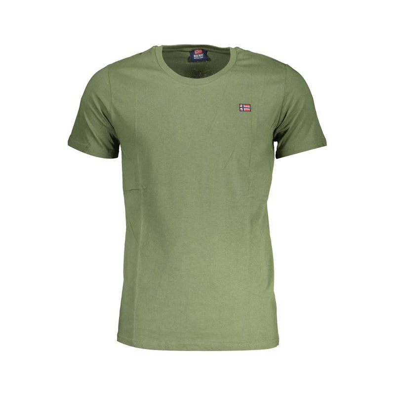 Green Cotton T-Shirt Norway 1963