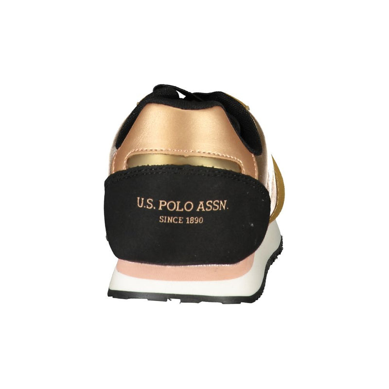 Gold Polyester Sneaker U.S. POLO ASSN.