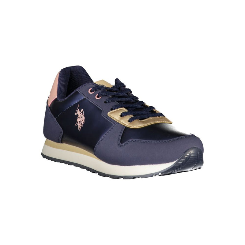 Blue Polyester Sneaker U.S. POLO ASSN.