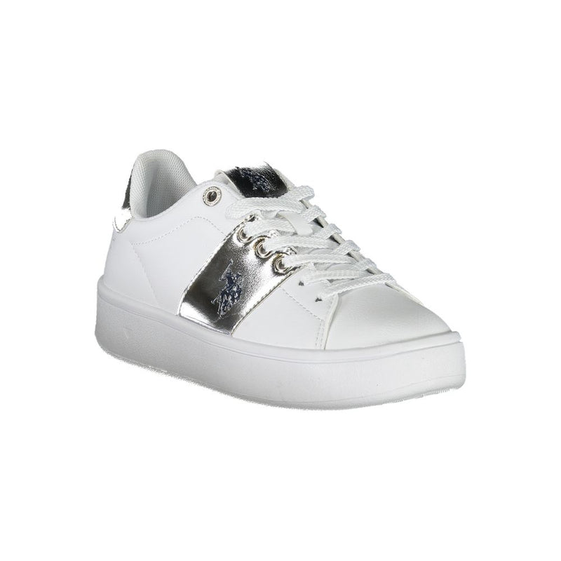 White Polyethylene Women Sneaker U.S. POLO ASSN.