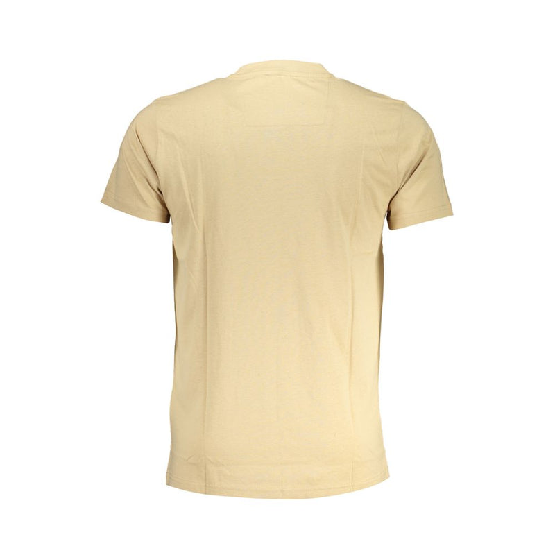 Beige Cotton T-Shirt Cavalli Class