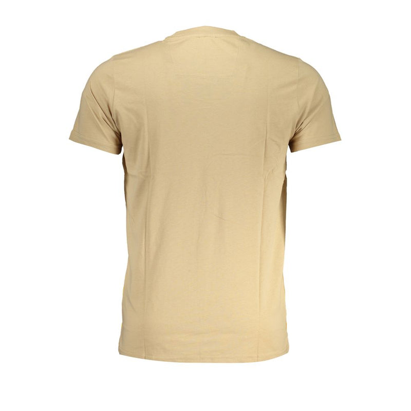 Beige Cotton T-Shirt Cavalli Class