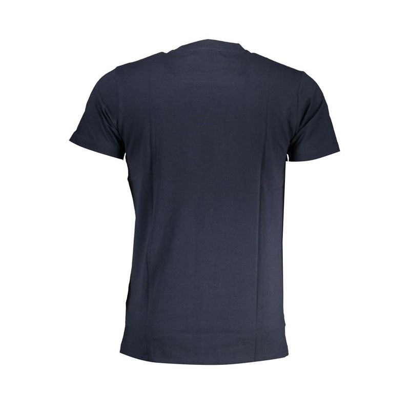 Blue Cotton T-Shirt Cavalli Class