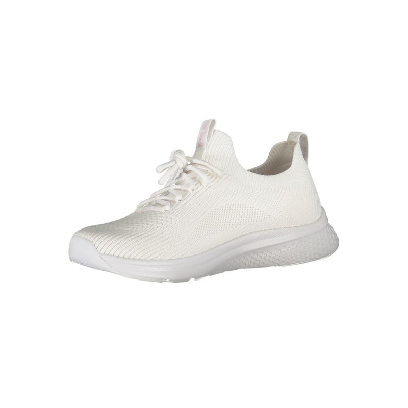 Elegant White Run-It Sneakers with Rose Detailing Fila