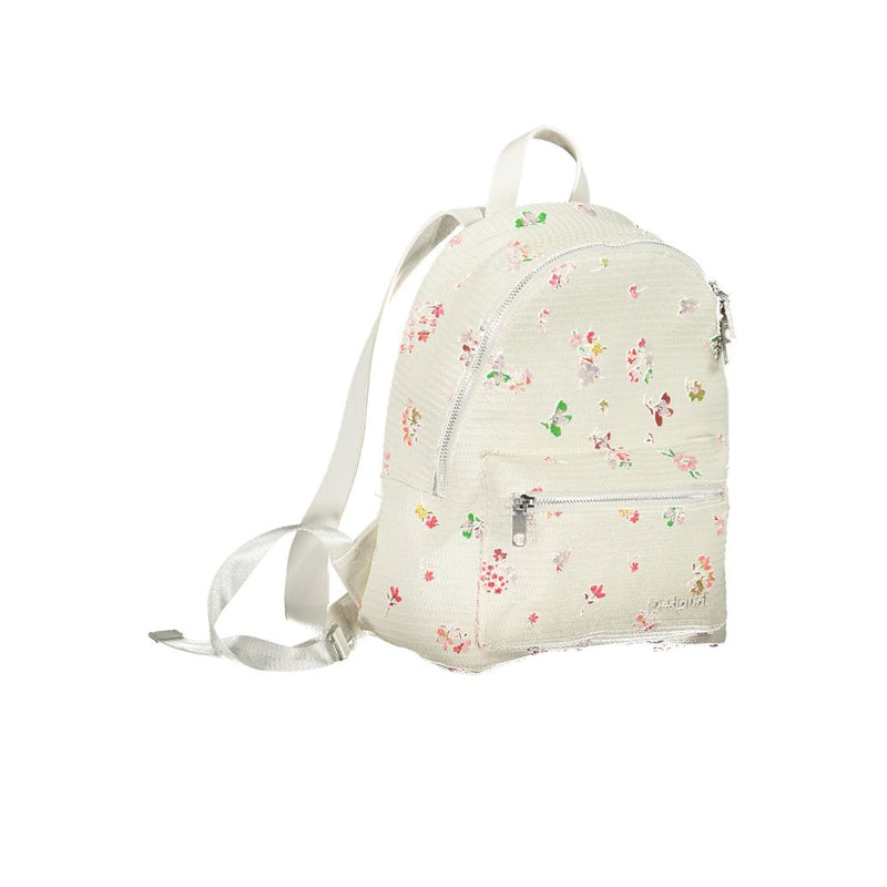 White Polyethylene Backpack Desigual