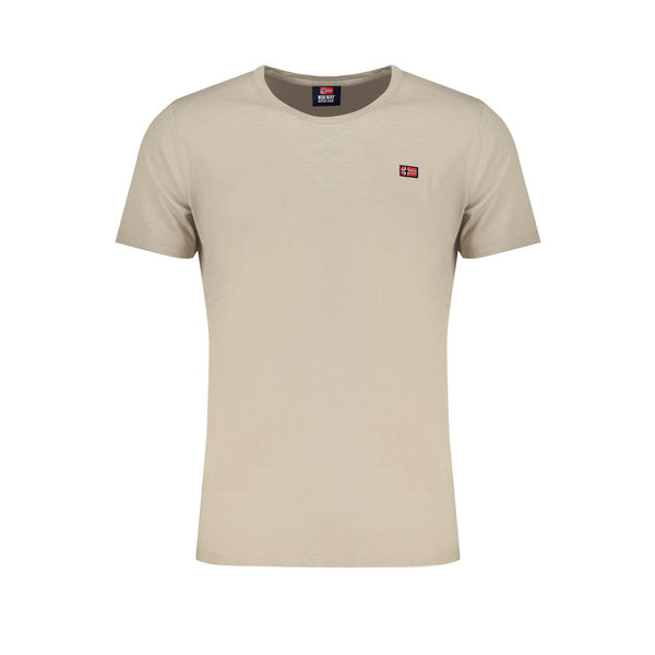 Beige Cotton T-Shirt Norway 1963