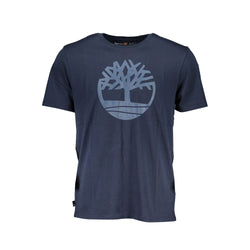 Blue Cotton T-Shirt Timberland