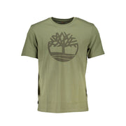 Green Cotton T-Shirt Timberland