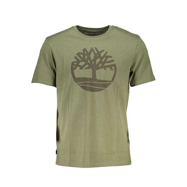 Green Cotton T-Shirt Timberland