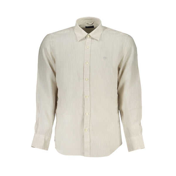 Beige Linen Shirt North Sails