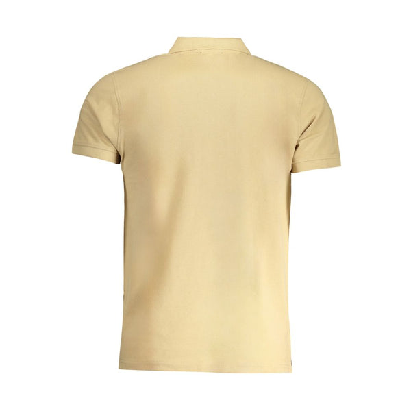 Beige Cotton Polo Shirt Cavalli Class