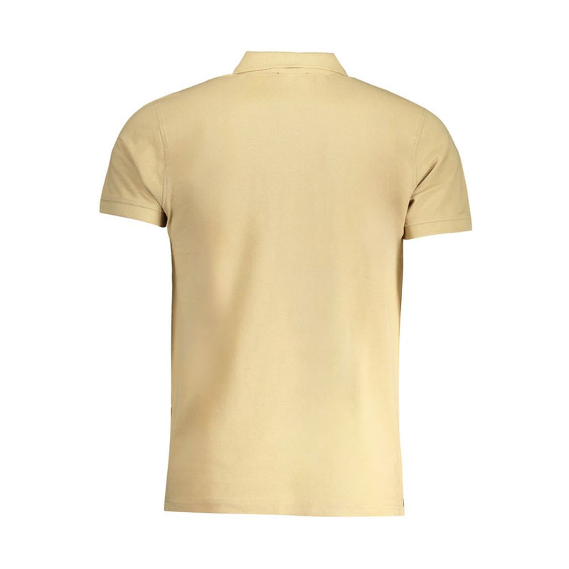 Beige Cotton Polo Shirt Cavalli Class