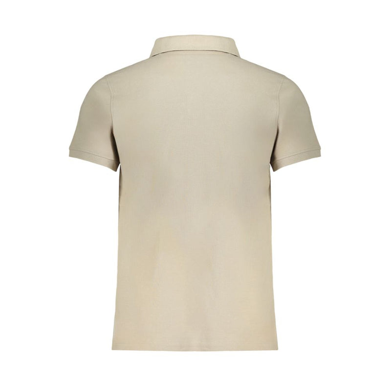 Beige Cotton Polo Shirt Norway 1963