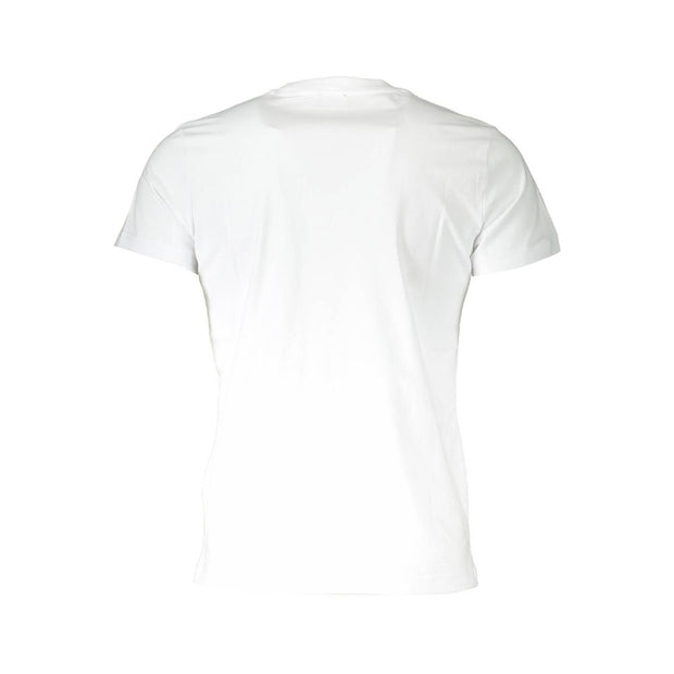 White Cotton Men T-Shirt Diesel