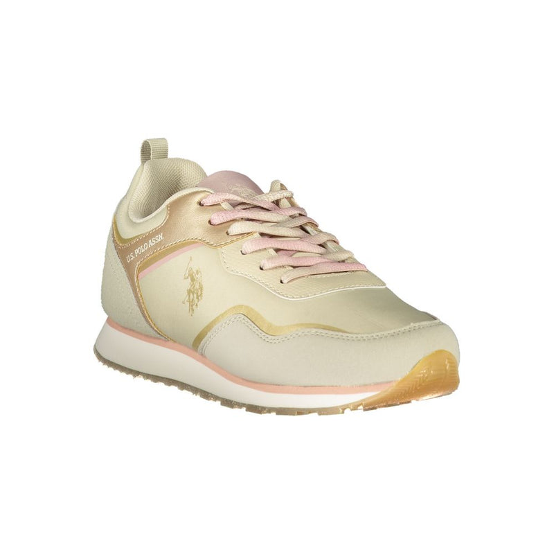 Beige Polyester Sneaker U.S. POLO ASSN.