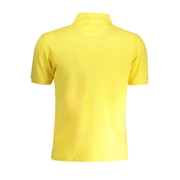 Yellow Cotton Polo Shirt La Martina