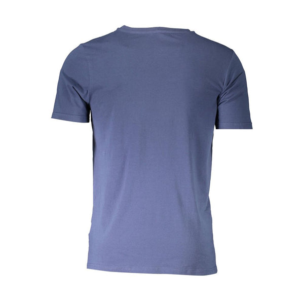 Blue Cotton T-Shirt Aeronautica Militare