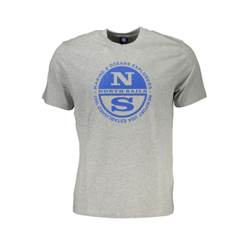 Gray Cotton T-Shirt North Sails