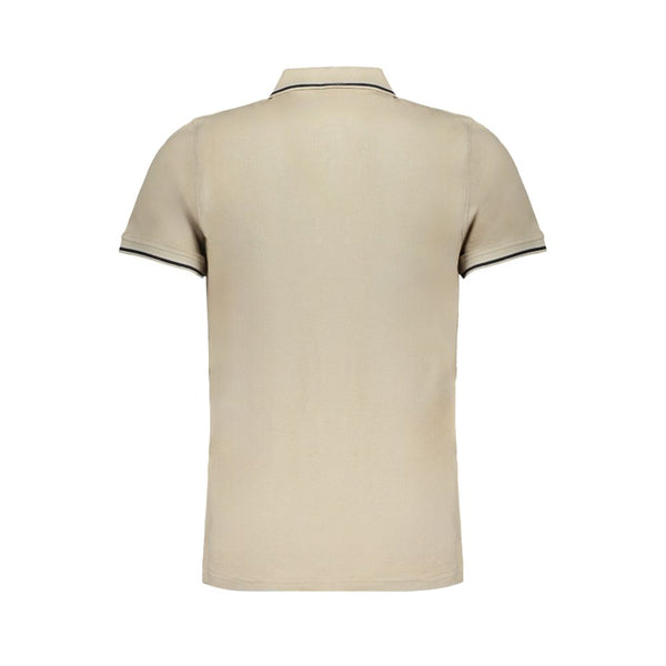 Beige Cotton Polo Shirt Norway 1963