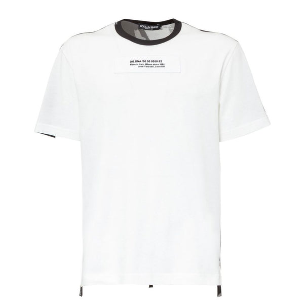 White Cotton T-Shirt Dolce & Gabbana