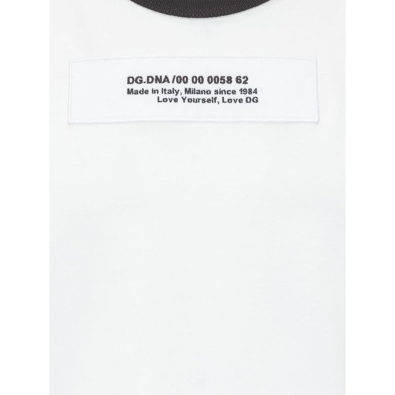 White Cotton T-Shirt Dolce & Gabbana