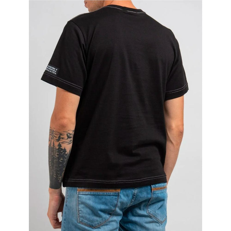 Black Cotton T-Shirt Dolce & Gabbana