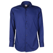 Blue Cotton Shirt Made in Italy