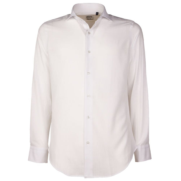 White Cotton Shirt Made in Italy