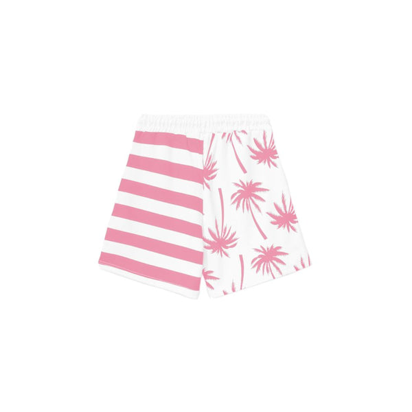 Chic Pink Striped Drawstring Shorts Comme Des Fuckdown