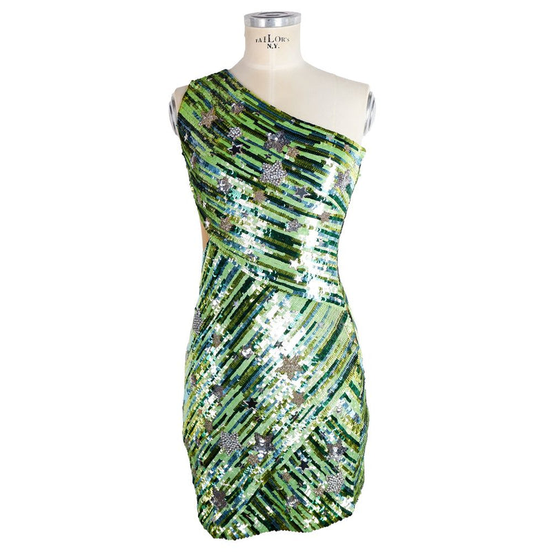 Green Polyamide Women Dress Elisabetta Franchi