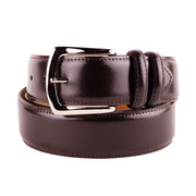 Elegant Milano Leather Belt Quartet Made in Italy