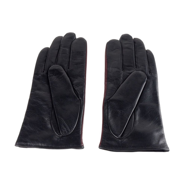 Elegant Lambskin Leather Gloves Cavalli Class