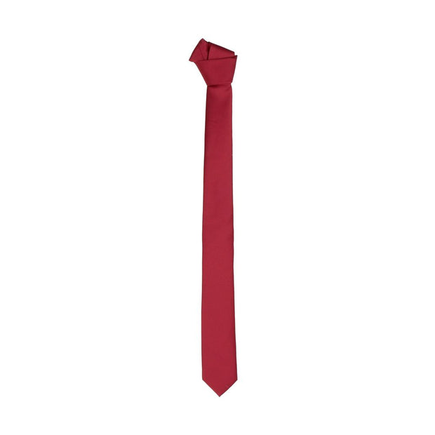 Elegant Pink Silk Slim Tie Emilio Romanelli