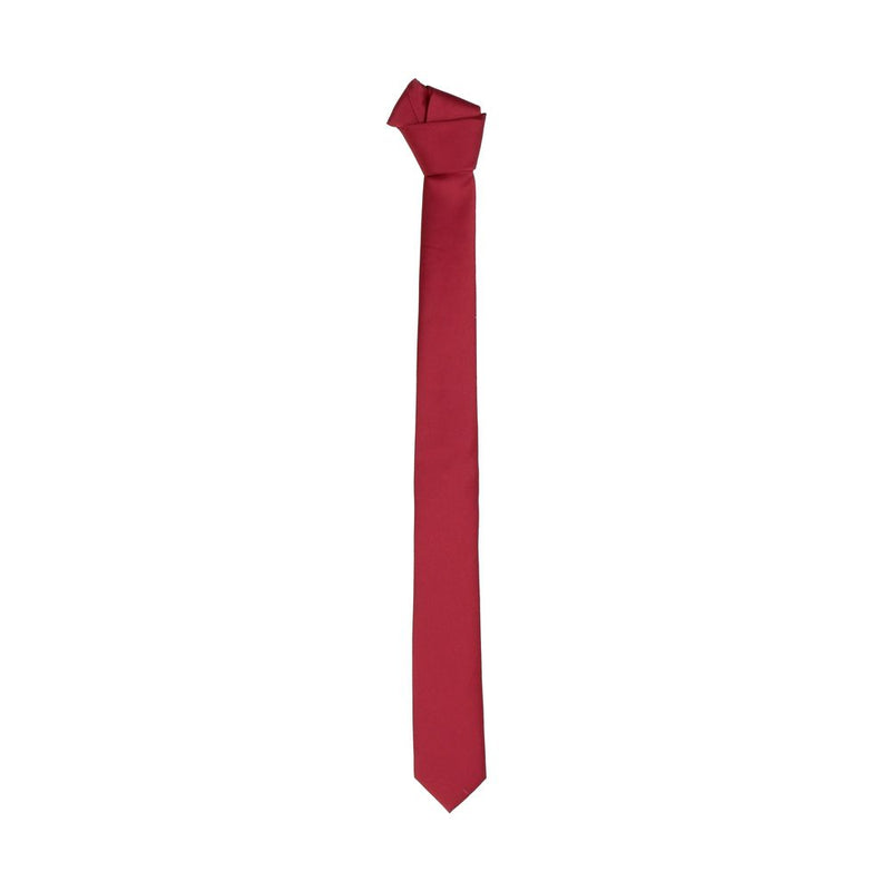 Elegant Pink Silk Slim Tie Emilio Romanelli