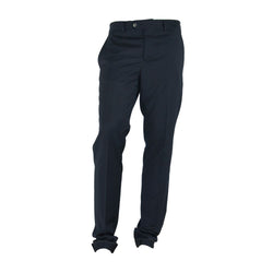 Elegant Black Italian Designer Trousers Made in Italy