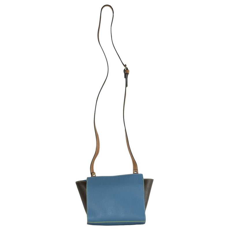 La Boca Chic Blue Leather Crossbody La Martina