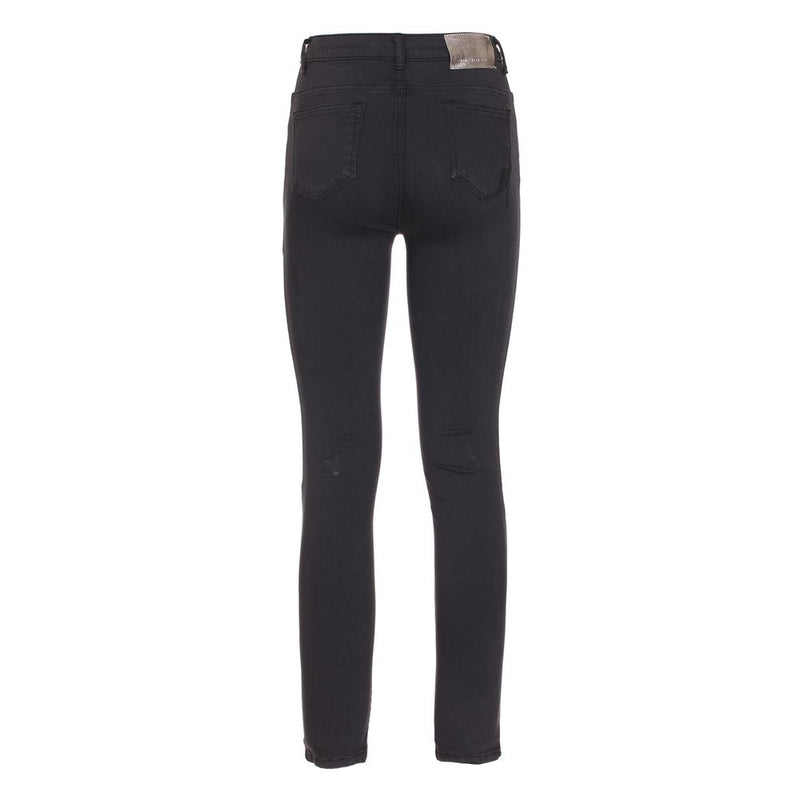 Black Cotton Women's Jeans Maison Espin