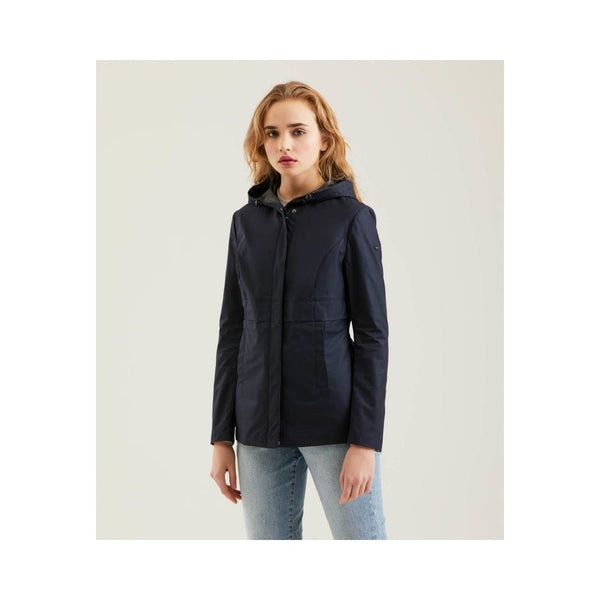 Blue Polyester Women Jacket Refrigiwear